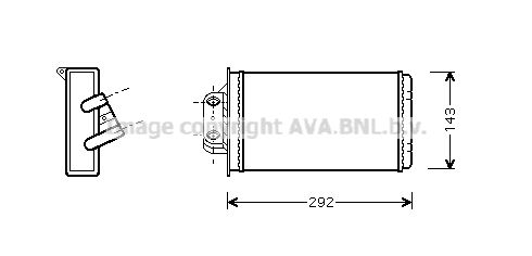 AVA QUALITY COOLING Lämmityslaitteen kenno FTA6273